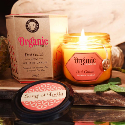 Biologische sojawaskaars | Desi Gulab