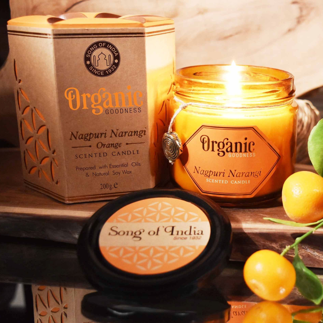 Natural Scented Candle | Orange